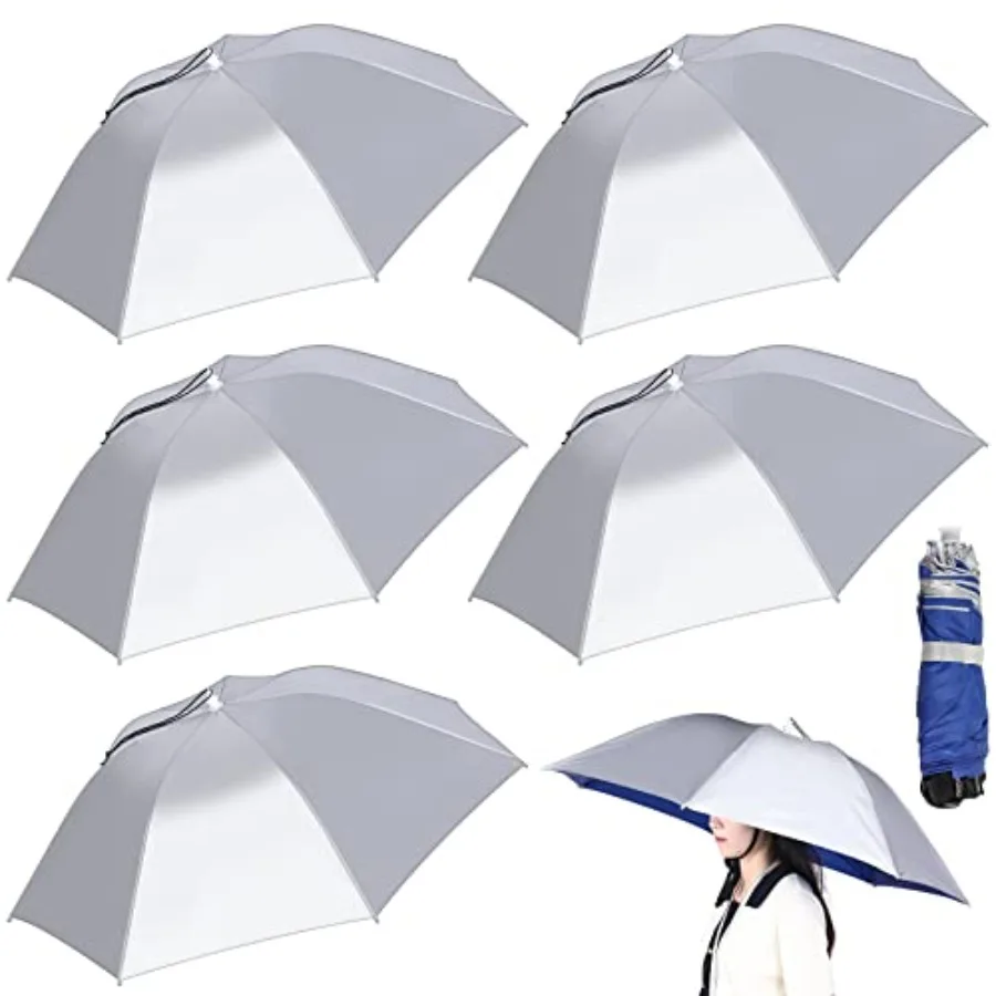 5 Pcs Fishing Umbrella Hat 37 Inches Large Head Umbrella Folding Hands Free Umbrella Adjustable Elastic Wearable Umbrella for F
5 Pcs Fishing Umbrella Hat 37 Inches Large Head Umbrella Folding Hands Free Umbrella Adjustable Elastic Wearable Umbrella for F