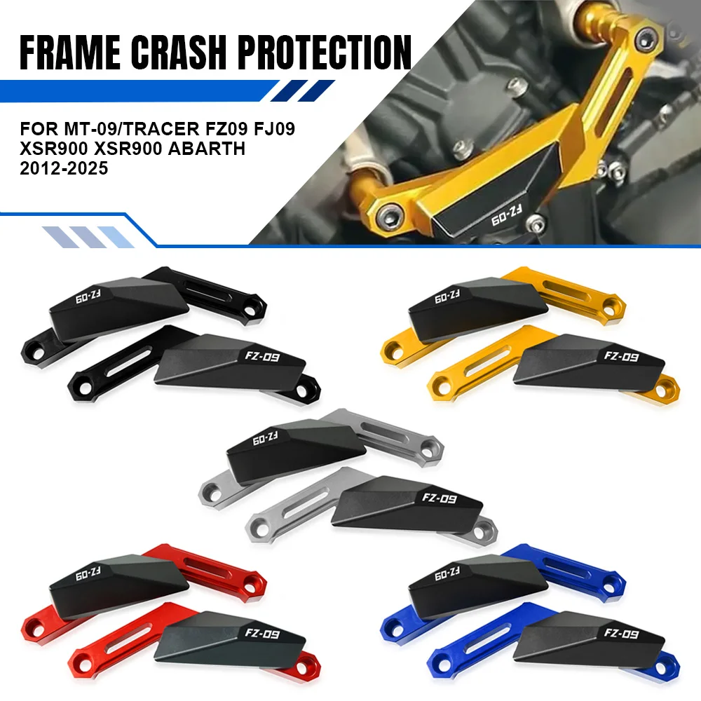 Frame Crash CNC Protection Motorcycle Frame Protection Sliders For Yamaha MT-09/Tracer FZ09 FJ09 XSR900 XSR900 Abarth 2012-2025
Frame Crash CNC Protection Motorcycle Frame Protection Sliders For Yamaha MT-09/Tracer FZ09 FJ09 XSR900 XSR900 Abarth 2012-2025