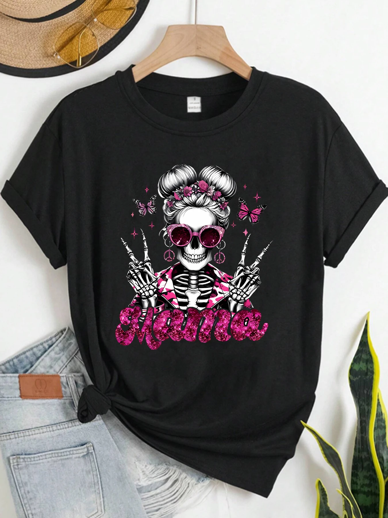 Large size round neck women T-shirt short sleeve wild printed T-shirt elastic soft half sleeve T-shirt
Large size round neck women T-shirt short sleeve wild printed T-shirt elastic soft half sleeve T-shirt