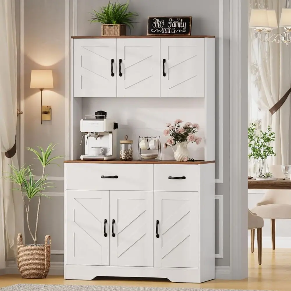 Кухонный шкаф-буфет 71 с зарядной станцией, столешницей и выдвижным ящиком, шкаф для хранения продуктов с подставкой для микроволновой печи
Кухонный шкаф-буфет 71 с зарядной станцией, столешницей и выдвижным ящиком, шкаф для хранения продуктов с подставкой для микроволновой печи