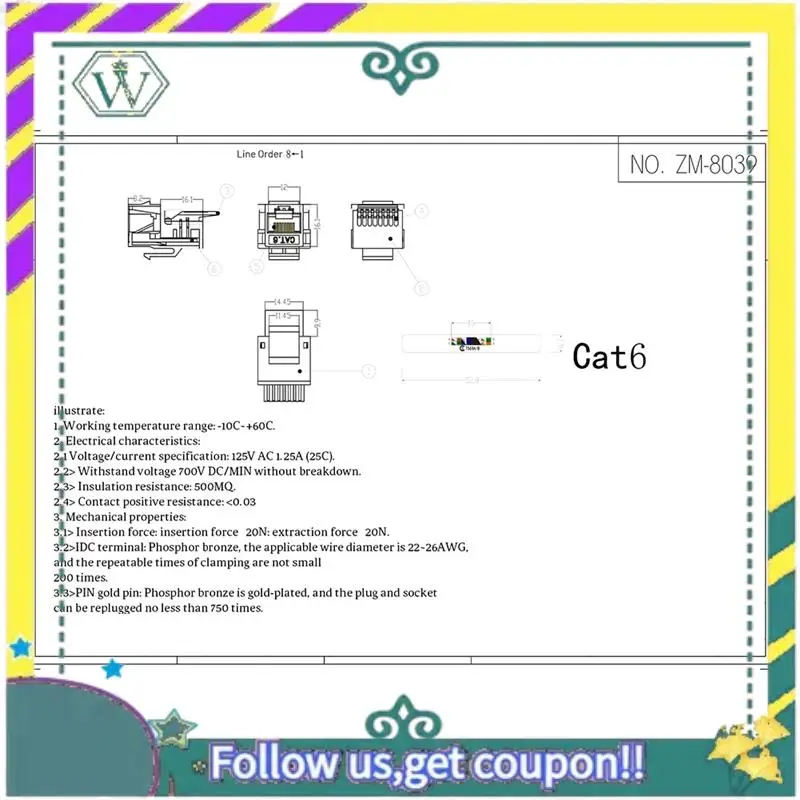 НОВЫЙ комплект из 10 шт. разъемов для ключевых камней Cat6 RJ45, инструмент для измерения уровня не требуется, соединитель модуля, простой в использовании, прочный, тонкое качество изготовления
НОВЫЙ комплект из 10 шт. разъемов для ключевых камней Cat6 RJ45, инструмент для измерения уровня не требуется, соединитель модуля, простой в использовании, прочный, тонкое качество изготовления
