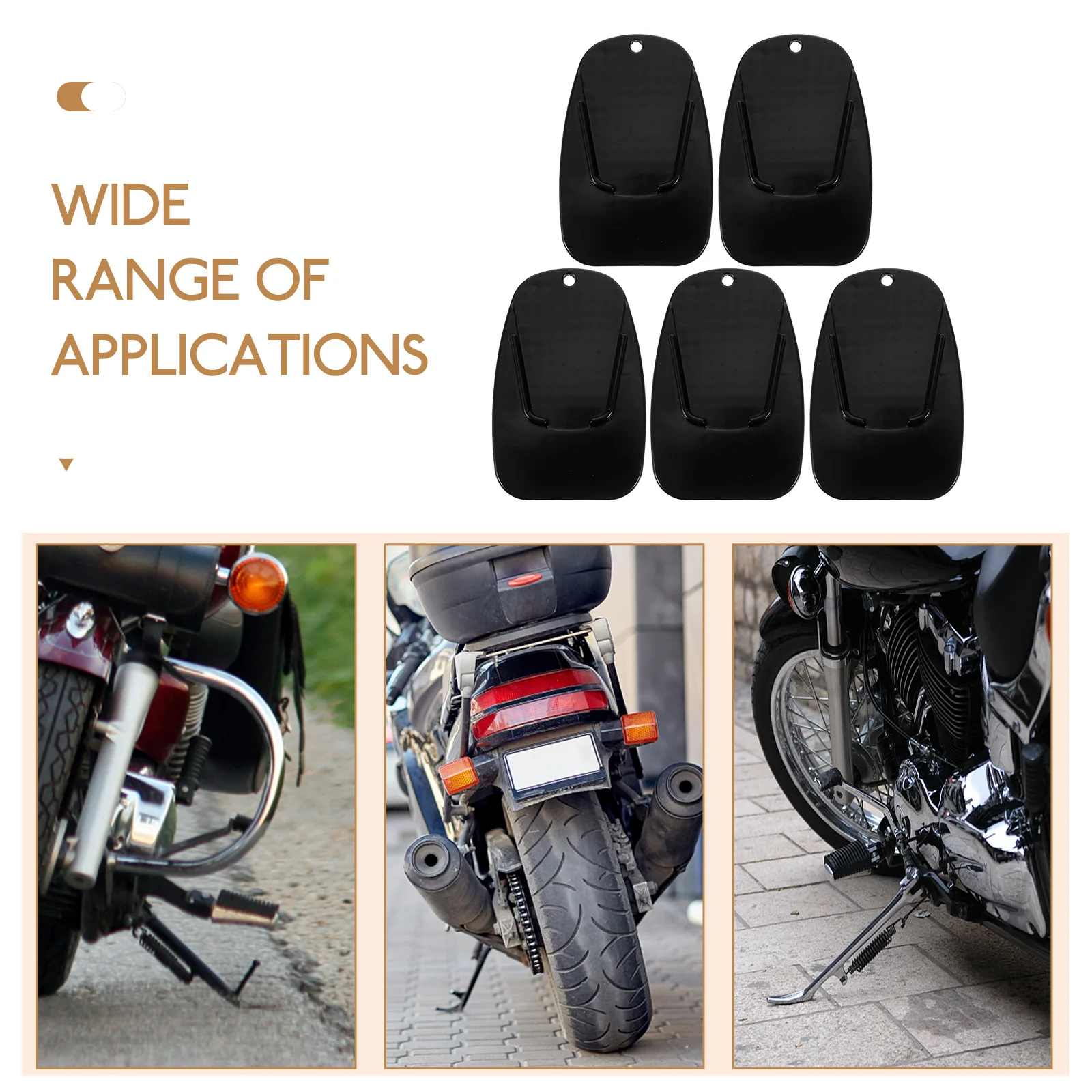 Universal Motorcycle Kickstand Pads Side Stand Enlarger Plates Anti Scuff ABS Material Dirt Bike Stand Parking Rack Enhancer
Universal Motorcycle Kickstand Pads Side Stand Enlarger Plates Anti Scuff ABS Material Dirt Bike Stand Parking Rack Enhancer