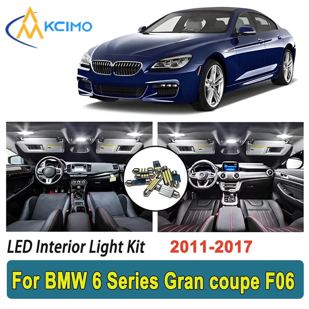 New Light Bulb For BMW 6 Series Gran coupe F06 (2011-2017) Premium Bright LED Interior Dome Map Trunk Light Kit Car Led Lamps
New Light Bulb For BMW 6 Series Gran coupe F06 (2011-2017) Premium Bright LED Interior Dome Map Trunk Light Kit Car Led Lamps