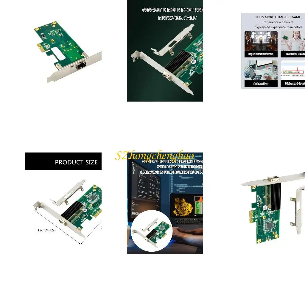 PCIexPress Gigabit Ethernet Adapter Одинокий порт для промышленного сервера Использование 601D 
PCIexPress Gigabit Ethernet Adapter Одинокий порт для промышленного сервера Использование 601D