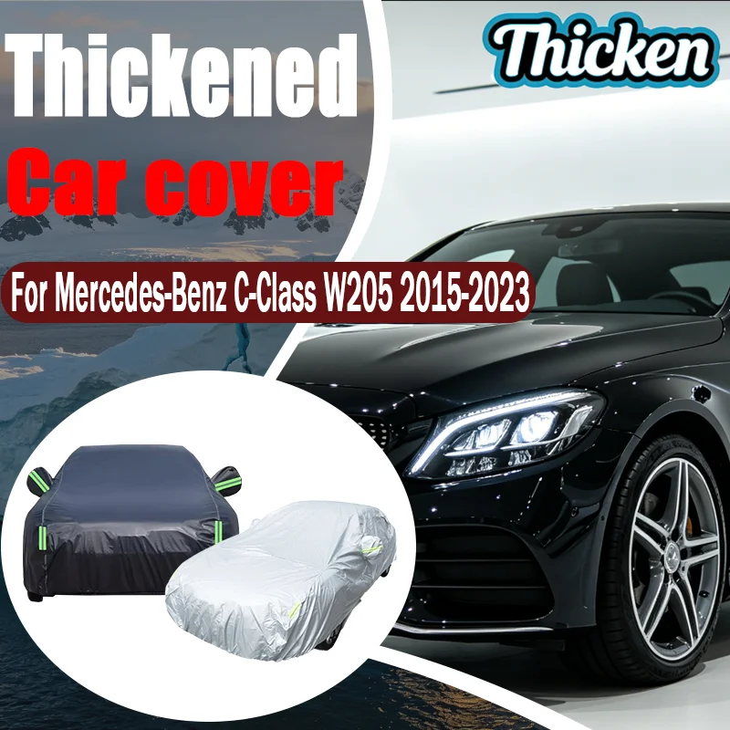 For Mercedes-Benz C-Class W205 2015-2023 Full Car Cover Outdoor Protection, Snow Cover, Sunshade, Waterproof Dustproof
For Mercedes-Benz C-Class W205 2015-2023 Full Car Cover Outdoor Protection, Snow Cover, Sunshade, Waterproof Dustproof