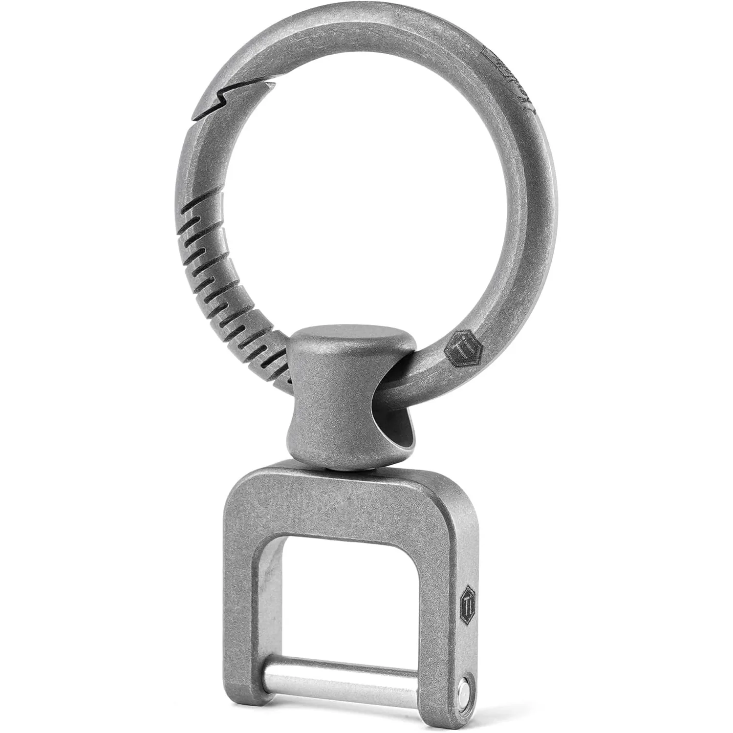 KeyUnity Titanium Side Pushing Key Ring, Quick Release Minimalist Split Keychain Ring for Carabiner
KeyUnity Titanium Side Pushing Key Ring, Quick Release Minimalist Split Keychain Ring for Carabiner