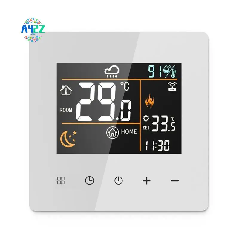 A42Z-Tuya Wifi Smart Thermostat 3A Water Gas Boiler Temperature Controller For Google Home Alexa Home Automation
A42Z-Tuya Wifi Smart Thermostat 3A Water Gas Boiler Temperature Controller For Google Home Alexa Home Automation