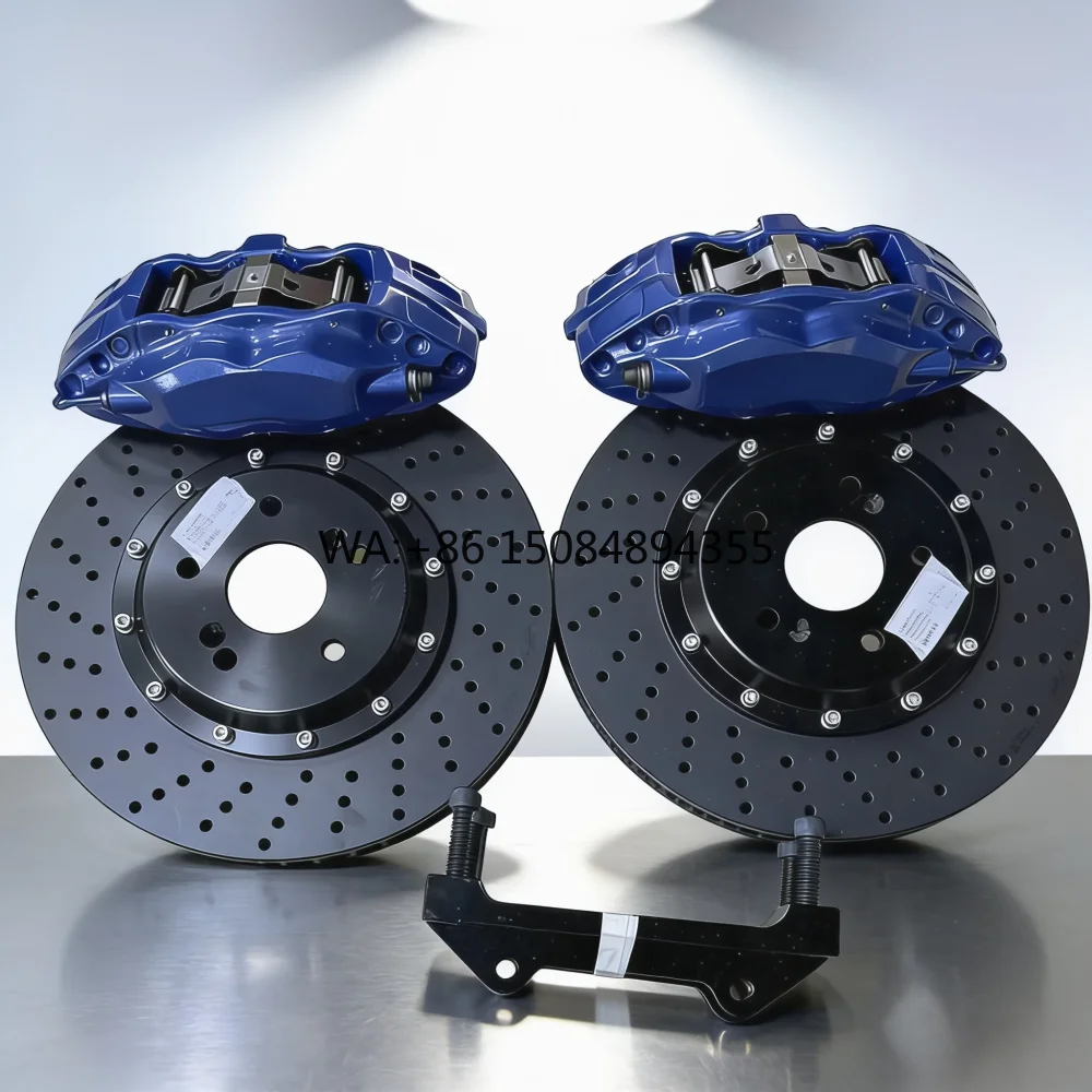 GT6 Racing 6-Pot Brake Calipers Kit, High Performance Auto Modification Spare Parts for Daily Driving and Racing Use