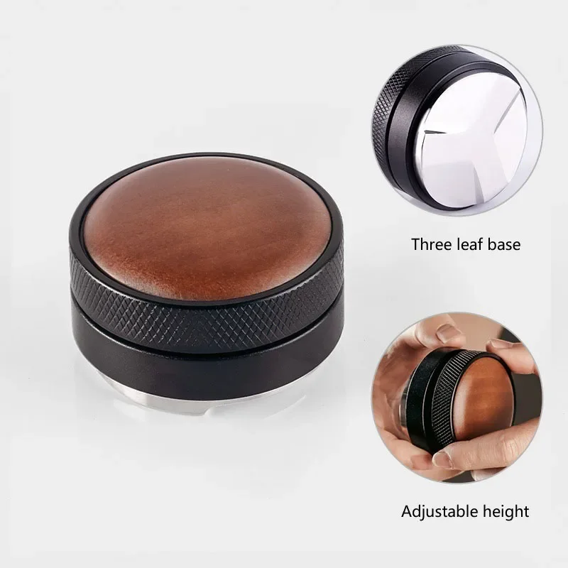 51/53/58mm Coffee Distributor Walnut Cover Stainless Steel Base Espresso Distributor Coffee Leveler Barista Tools Accessories
51/53/58mm Coffee Distributor Walnut Cover Stainless Steel Base Espresso Distributor Coffee Leveler Barista Tools Accessories