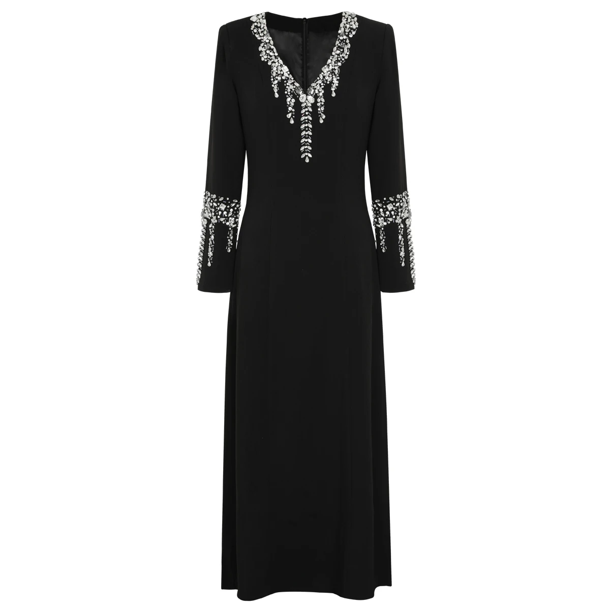 2653 High Quality Spring And Autumn New Fashionable Commuting V-Neck Waist Cinched Nail Drill Long Sleeved Dress For Women
2653 High Quality Spring And Autumn New Fashionable Commuting V-Neck Waist Cinched Nail Drill Long Sleeved Dress For Women