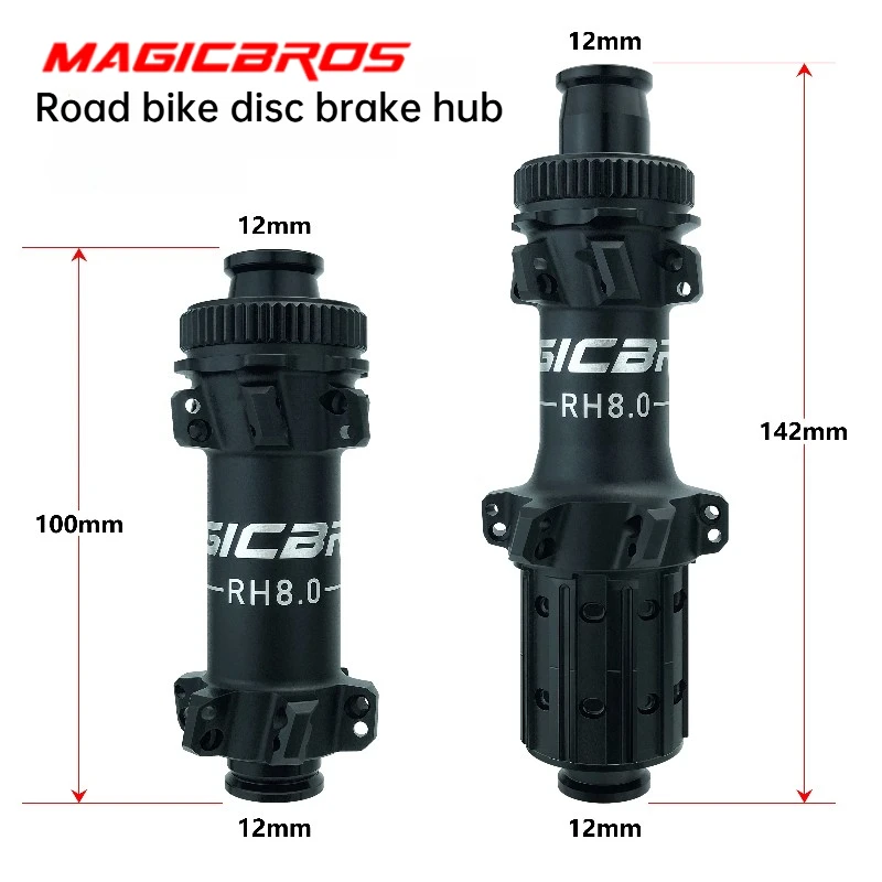 MAGICBROS 36T Ratchet Road Bike Hub Thru-Axle Center Lock Disc Brake Straight Pull 12*100mm/12*142mm Bike Parts Aluminum Alloy
MAGICBROS 36T Ratchet Road Bike Hub Thru-Axle Center Lock Disc Brake Straight Pull 12*100mm/12*142mm Bike Parts Aluminum Alloy