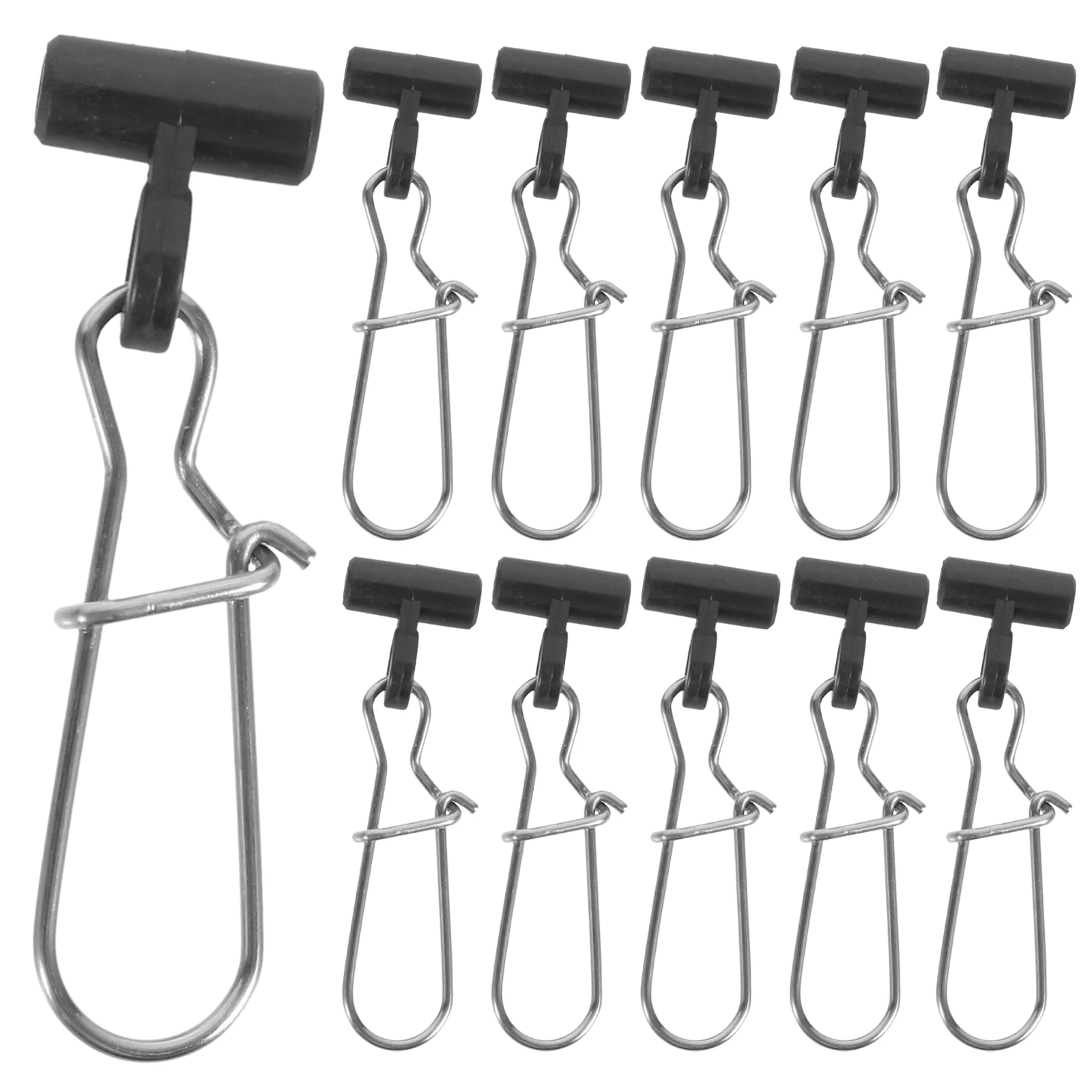 30 Pcs Fishing Hook Connector Bracket Stainless Steel Tackle Clips Snap Durable Wear Resistant Outdoor Portable Hooks
30 Pcs Fishing Hook Connector Bracket Stainless Steel Tackle Clips Snap Durable Wear Resistant Outdoor Portable Hooks