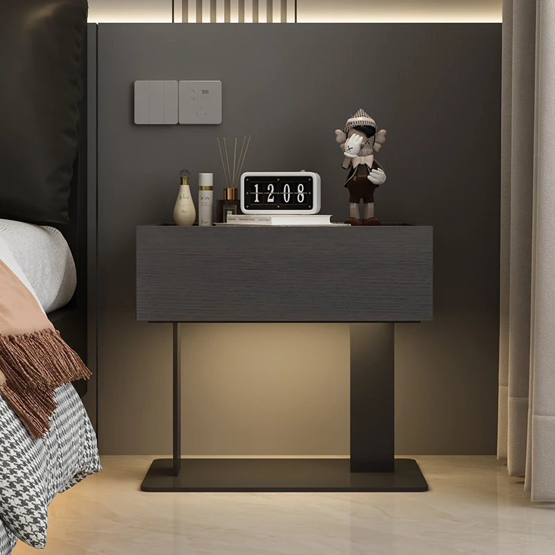 Bedroom solid wood bedside table creative carbon steel base bedside table
Bedroom solid wood bedside table creative carbon steel base bedside table