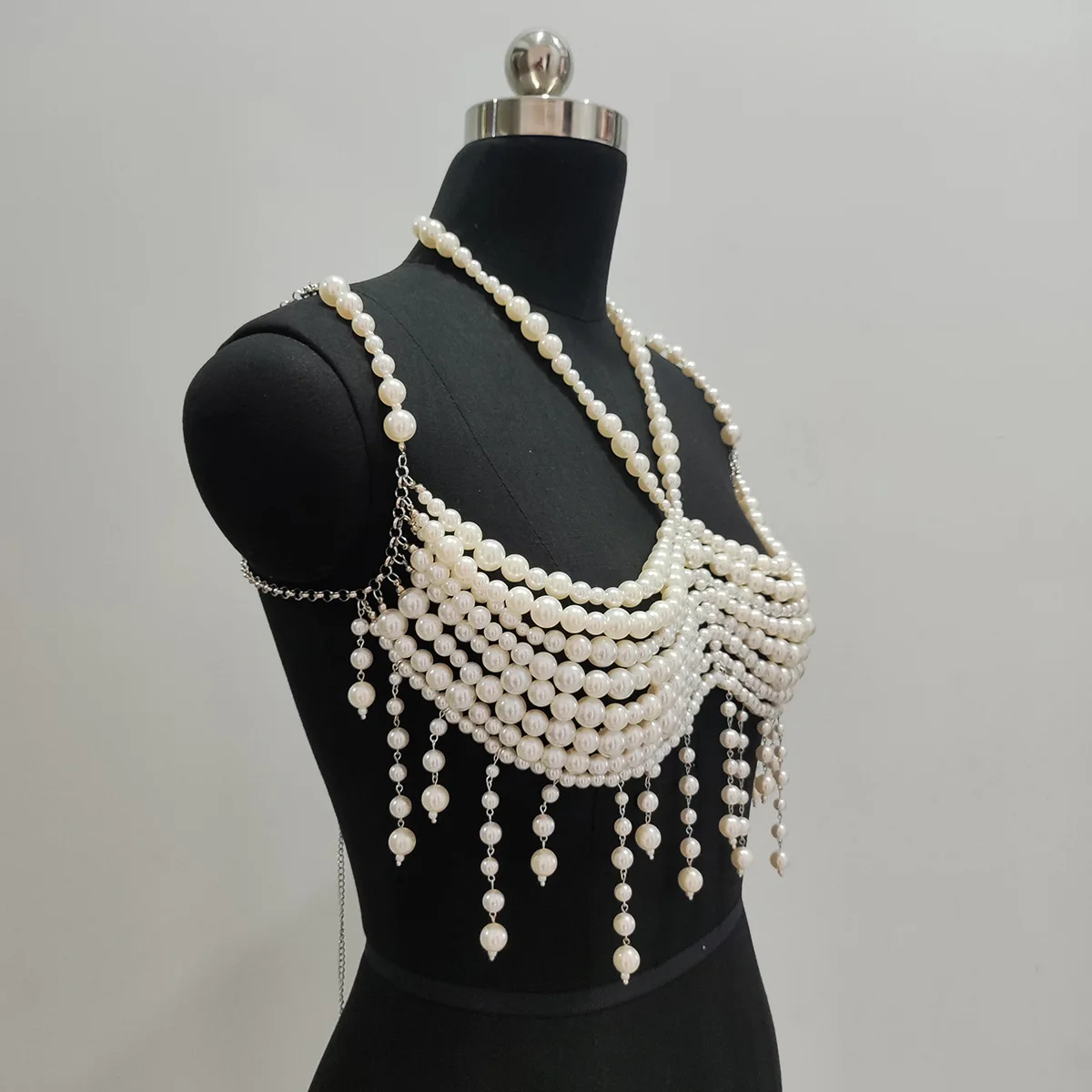 Handmade Beaded Beads Body Chain Faux Jane Metal Chain Chest Chain Women's Outer Wear Inner Wear Bra
Handmade Beaded Beads Body Chain Faux Jane Metal Chain Chest Chain Women's Outer Wear Inner Wear Bra