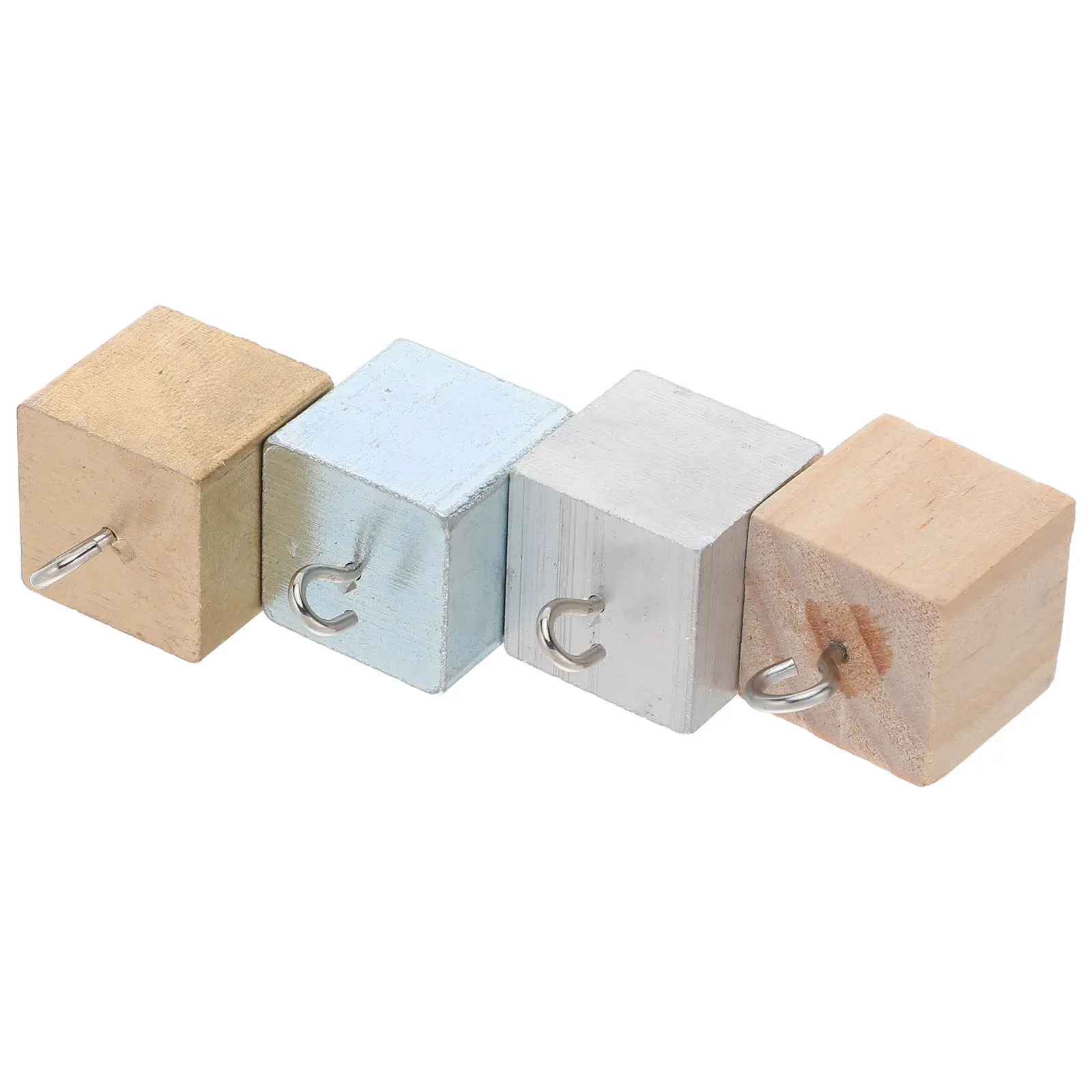 4Pcs Scientific Density Cubes Set Brass Iron Aluminum Wood Blocks Hook Physics Experiments Classroom Teaching Supplies Stem
4Pcs Scientific Density Cubes Set Brass Iron Aluminum Wood Blocks Hook Physics Experiments Classroom Teaching Supplies Stem