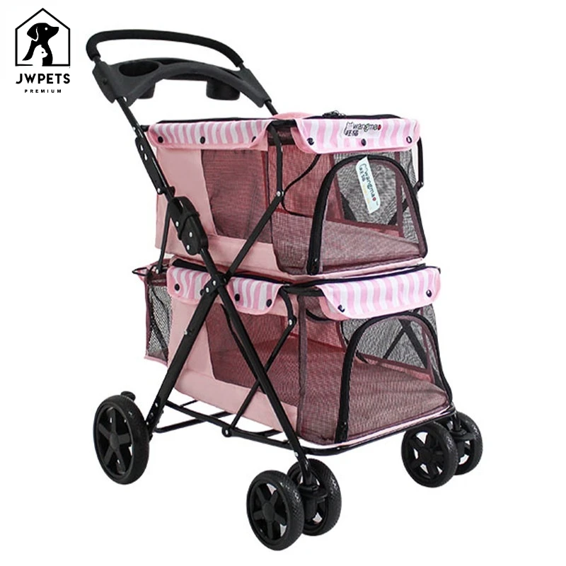Portable Folding Double-layer Pet Stroller for 2 Dogs Cat with Large Space Four-wheeled Double Dog Cat Strollers Outdoor Travel
Portable Folding Double-layer Pet Stroller for 2 Dogs Cat with Large Space Four-wheeled Double Dog Cat Strollers Outdoor Travel