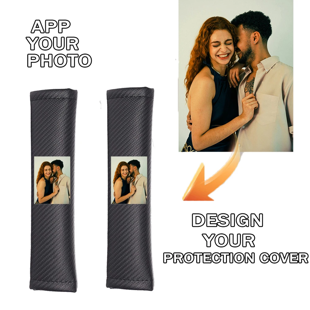 2PCS Custom Picture Image Car Safety Seat Belt Cover Carbon Fiber Shoulder Adjuster Pad Cover Protection Accessory
2PCS Custom Picture Image Car Safety Seat Belt Cover Carbon Fiber Shoulder Adjuster Pad Cover Protection Accessory