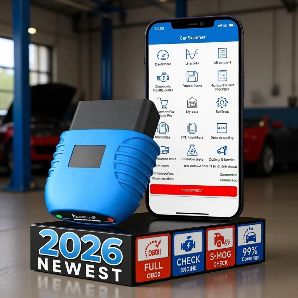 Беспроводной Bluetooth-сканер OBD2 для диагностики двигателя автомобиля, тестирования производительности и получения данных в реальном времени, совместим со всеми американскими автомобилями
Беспроводной Bluetooth-сканер OBD2 для диагностики двигателя автомобиля, тестирования производительности и получения данных в реальном времени, совместим со всеми американскими автомобилями