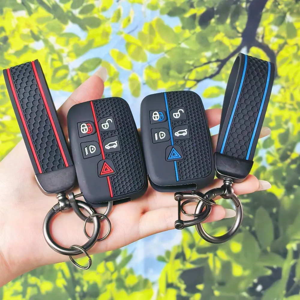 5Buttons Silicone Auto Key Shell Case Cover For Land Rover Range Evoque Freelander Velar Discovery 4 Jaguar XE XJ XF Guitar
5Buttons Silicone Auto Key Shell Case Cover For Land Rover Range Evoque Freelander Velar Discovery 4 Jaguar XE XJ XF Guitar