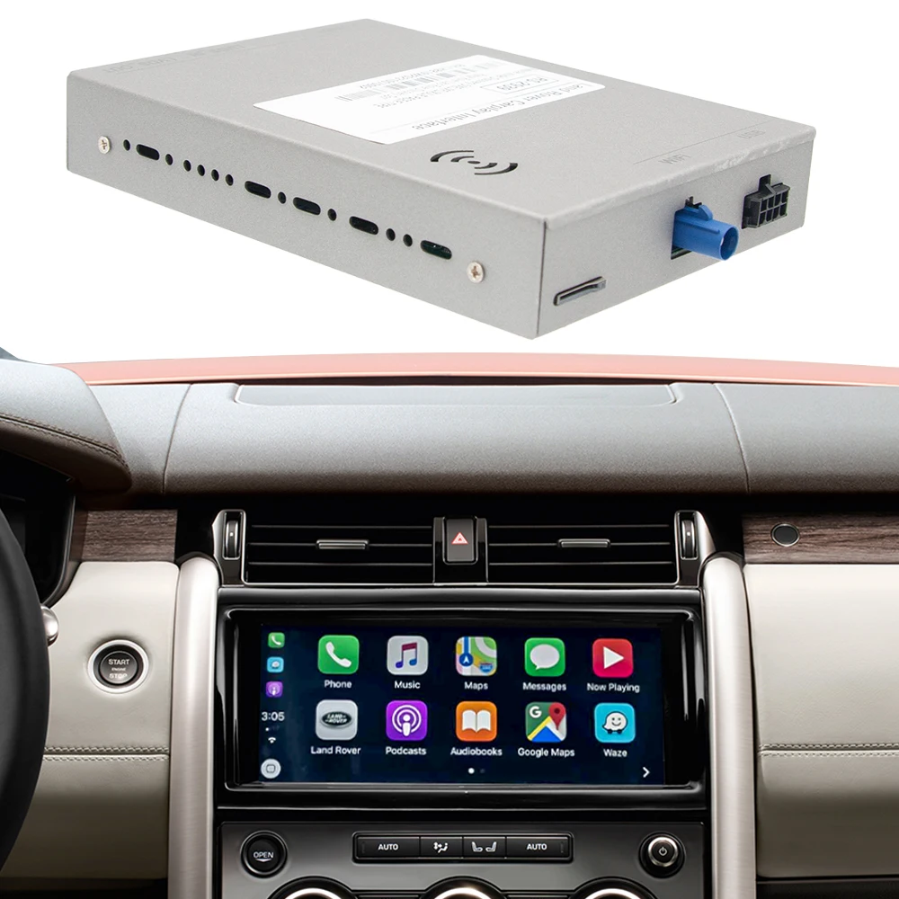 Upgraded versionRetrofit Multimedia Interface for Land Rover Car Wireless Carplay Box OEM Screen Upgrade Decoder With 7/8i
Upgraded versionRetrofit Multimedia Interface for Land Rover Car Wireless Carplay Box OEM Screen Upgrade Decoder With 7/8i