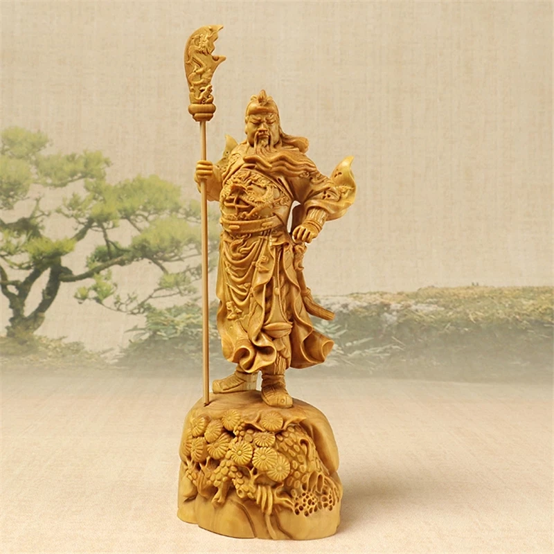 18CM guan gong wood Figurines Hand Carved Collect Wealth God Guan yu Sculpture Gift Wood Statue Home Decoration
18CM guan gong wood Figurines Hand Carved Collect Wealth God Guan yu Sculpture Gift Wood Statue Home Decoration
