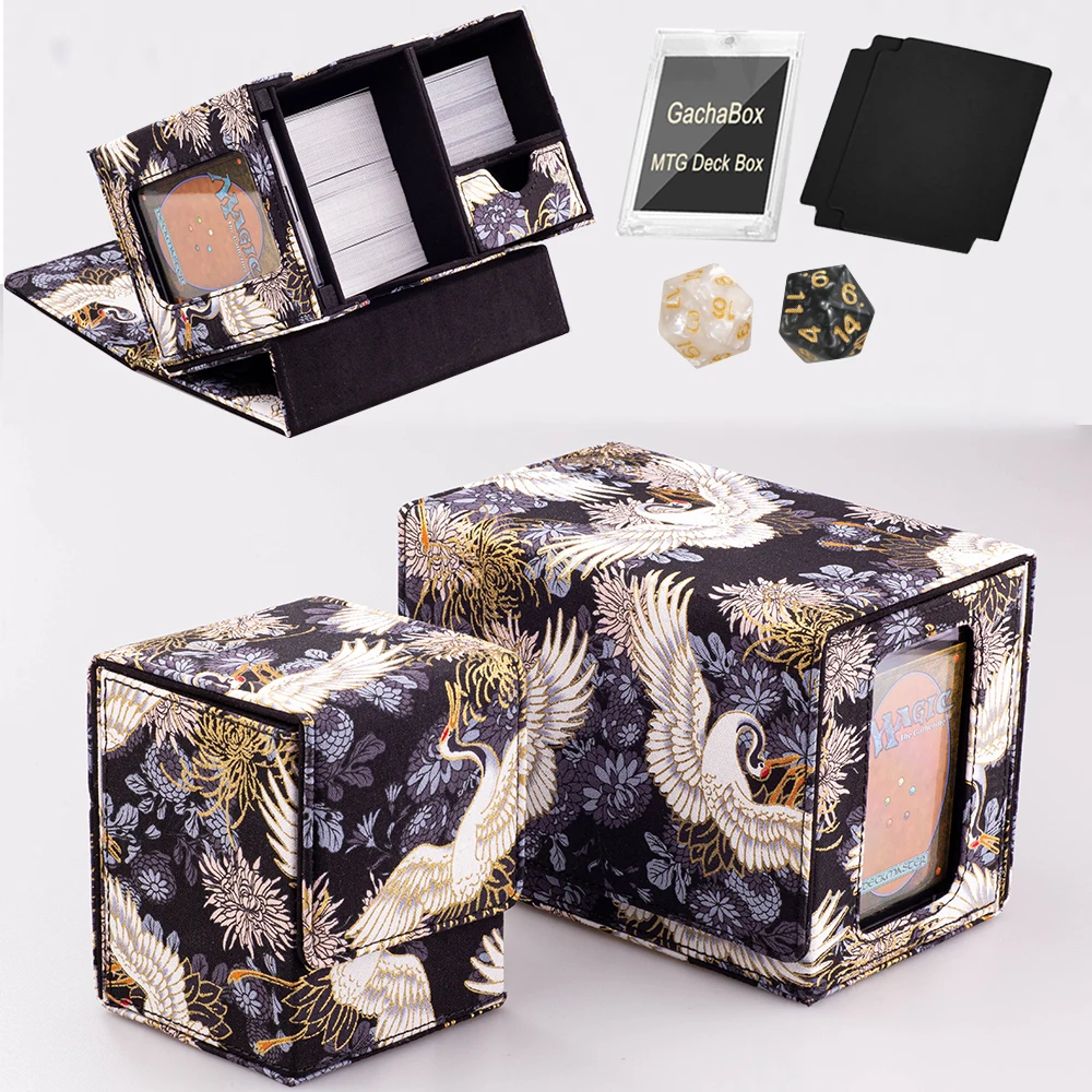 Подходит для карт с двойными рукавами 100+/160+, коробка для колоды карт для MTG Commander, в патентированном дизайне, дисплей Compander, 35pt Card Brick и лоток для игральных костей
Подходит для карт с двойными рукавами 100+/160+, коробка для колоды карт для MTG Commander, в патентированном дизайне, дисплей Compander, 35pt Card Brick и лоток для игральных костей