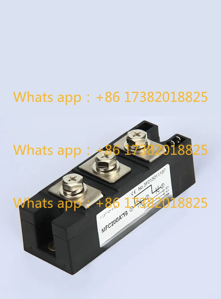 SCR Hybrid Module MFC200A-1600V300A500A High Quality Thyristor Power Semi-Control Module
SCR Hybrid Module MFC200A-1600V300A500A High Quality Thyristor Power Semi-Control Module