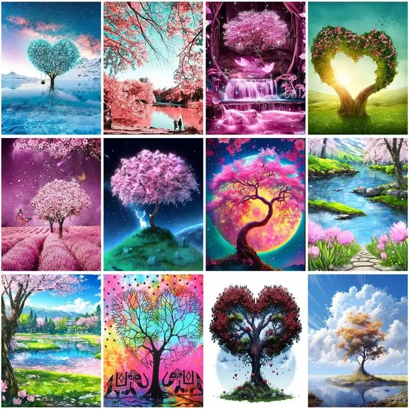 CHENISTORY 5D Diamond Painting Full Round Tree Landscape Diamond Embroidery Mosaic Kits Art Home Decoration New Arrival
CHENISTORY 5D Diamond Painting Full Round Tree Landscape Diamond Embroidery Mosaic Kits Art Home Decoration New Arrival