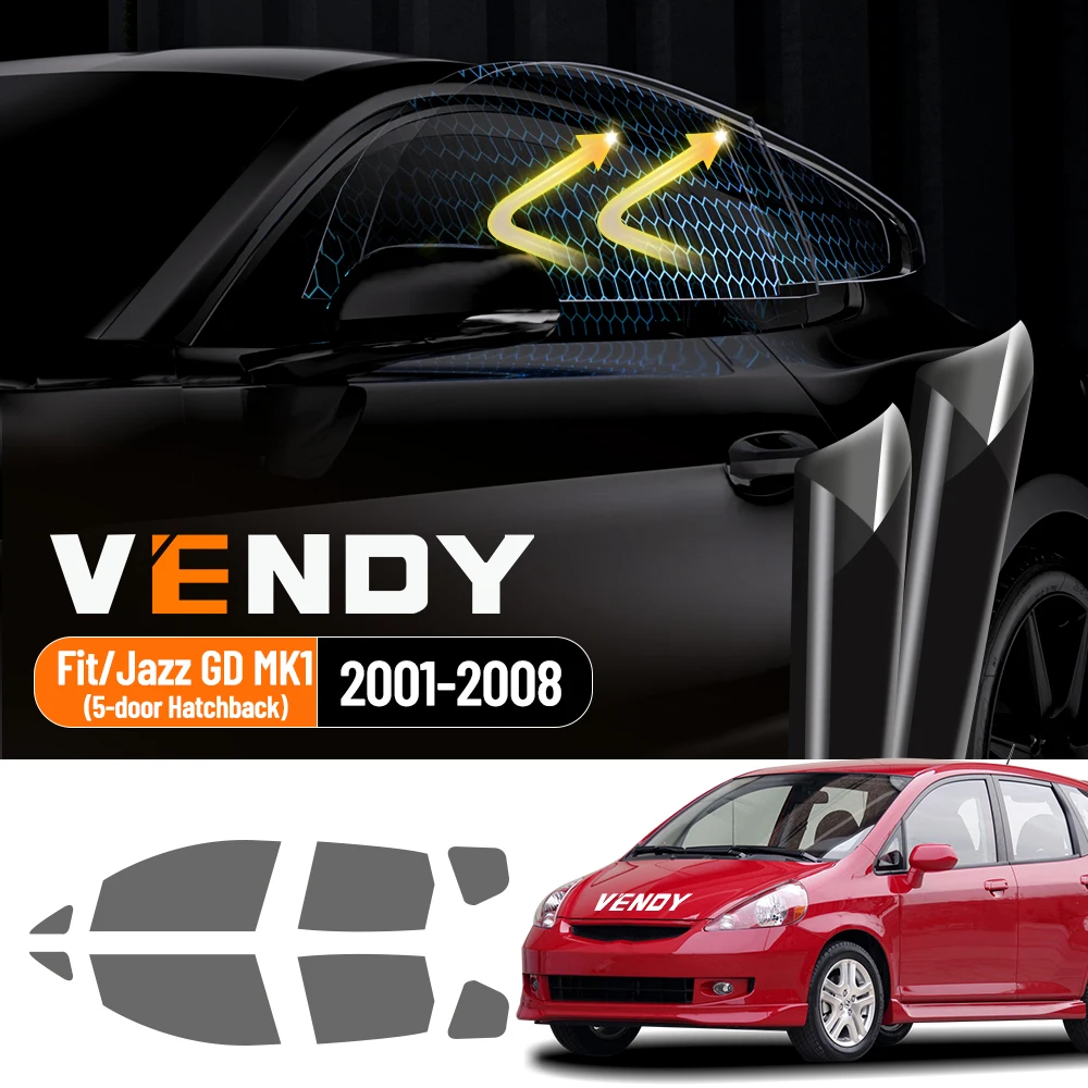 For Honda Fit(Jazz) GD MK1 2001-2008 Pre-Cut Easy Install Car Window Tint Film Kit Solar Tinted Film Privacy,Heat &UV Protection
For Honda Fit(Jazz) GD MK1 2001-2008 Pre-Cut Easy Install Car Window Tint Film Kit Solar Tinted Film Privacy,Heat &UV Protection