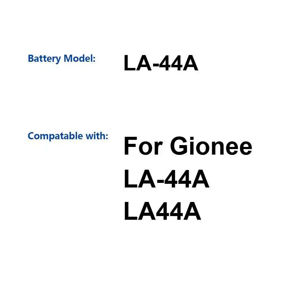 For Gionee LA-44A Good Low-Temperature Performance Mobile Phone Battery 4350mAh High Performance
For Gionee LA-44A Good Low-Temperature Performance Mobile Phone Battery 4350mAh High Performance