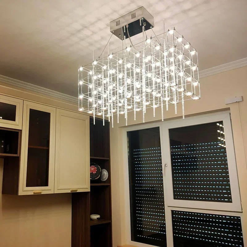 2026 Nordic Creative Rectangular Luminaire Starry Chandelier Minimalist Front Desk Clothing Store Bar Rectangular Lighting
2026 Nordic Creative Rectangular Luminaire Starry Chandelier Minimalist Front Desk Clothing Store Bar Rectangular Lighting
