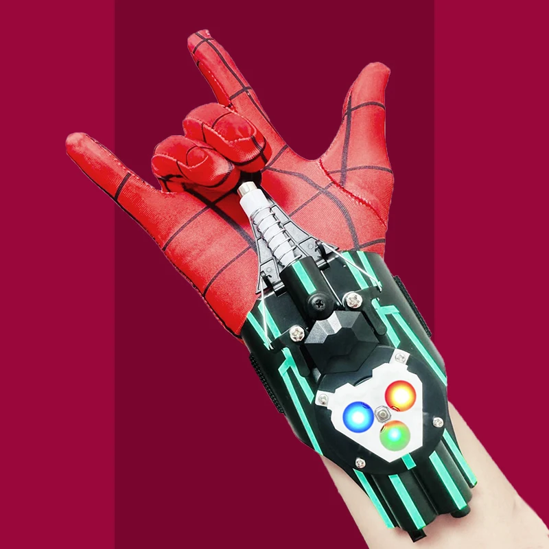 Spider man Launche Web Shooters Wrist Launcher Toy Shooters Peter Parker Cosplay Props Shooting Device Toys For Children Gifts
Spider man Launche Web Shooters Wrist Launcher Toy Shooters Peter Parker Cosplay Props Shooting Device Toys For Children Gifts