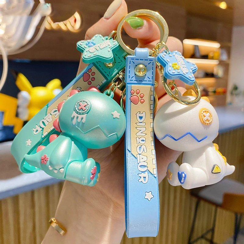 Tide cool cartoon glue graffiti dinosaur keychain men and women cute exquisite car key chain couple bag pendant
Tide cool cartoon glue graffiti dinosaur keychain men and women cute exquisite car key chain couple bag pendant