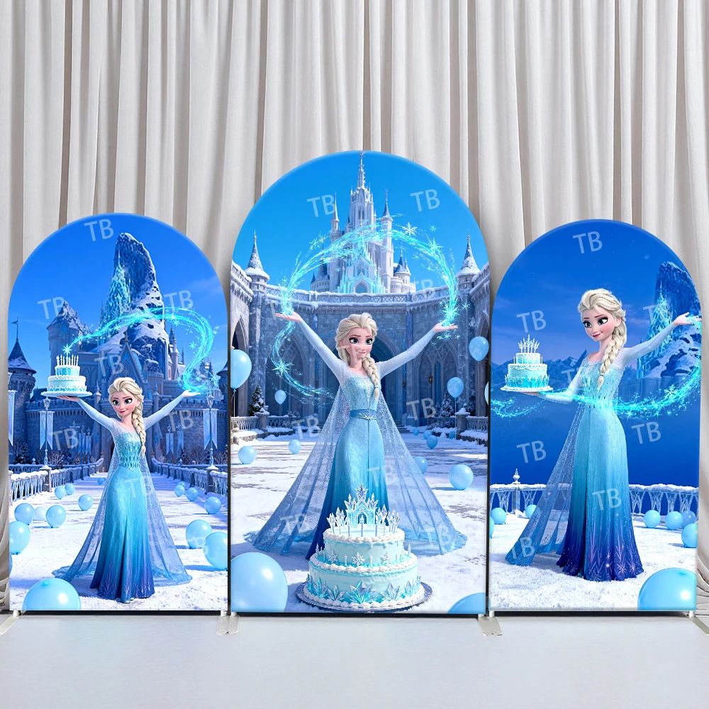 TB Frozen Arch Backdrop Cover Birthday Magic Ice Castle Theme with Elsa Ice Cake Balloons Decor for Kids Birthday & Baby Shower
TB Frozen Arch Backdrop Cover Birthday Magic Ice Castle Theme with Elsa Ice Cake Balloons Decor for Kids Birthday & Baby Shower
