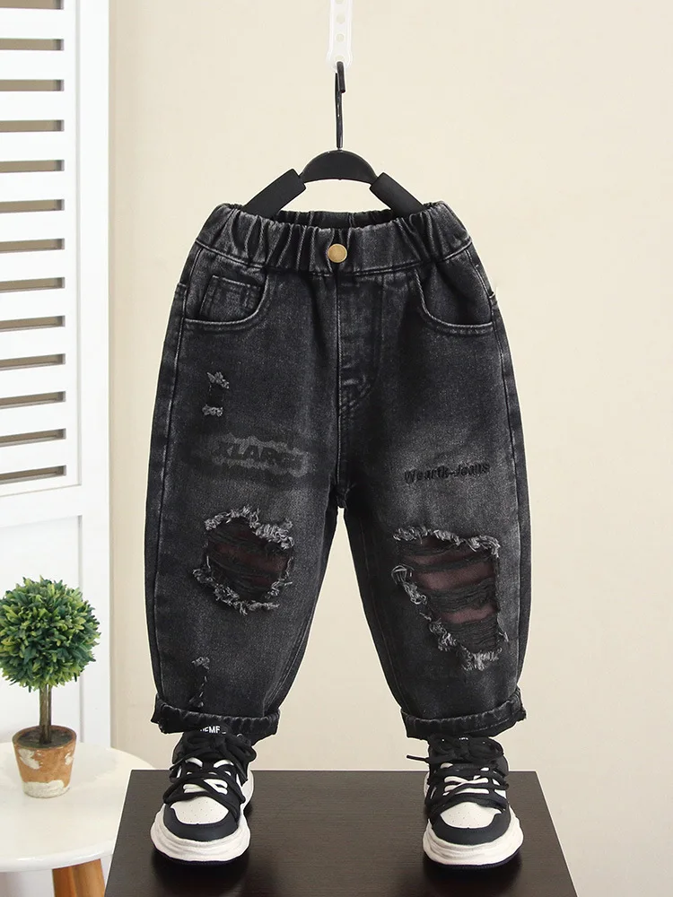 Spring&Autumn New Kids Baby Boys Retro Jeans Children's Fashion Denim Pants Casual Ripped Hole Boys Jeans 2-10 Years
Spring&Autumn New Kids Baby Boys Retro Jeans Children's Fashion Denim Pants Casual Ripped Hole Boys Jeans 2-10 Years