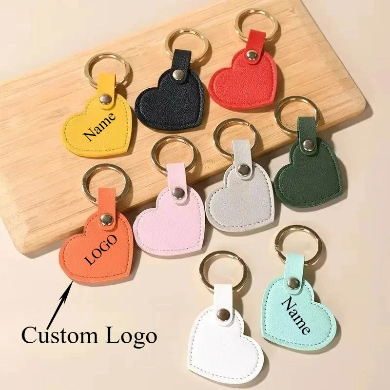 Creative Heart Colorful Keychain Pendant Valentine Custom Logo Name Leather Keyring Bag for Lovers Key Ring Decoration Gift
Creative Heart Colorful Keychain Pendant Valentine Custom Logo Name Leather Keyring Bag for Lovers Key Ring Decoration Gift