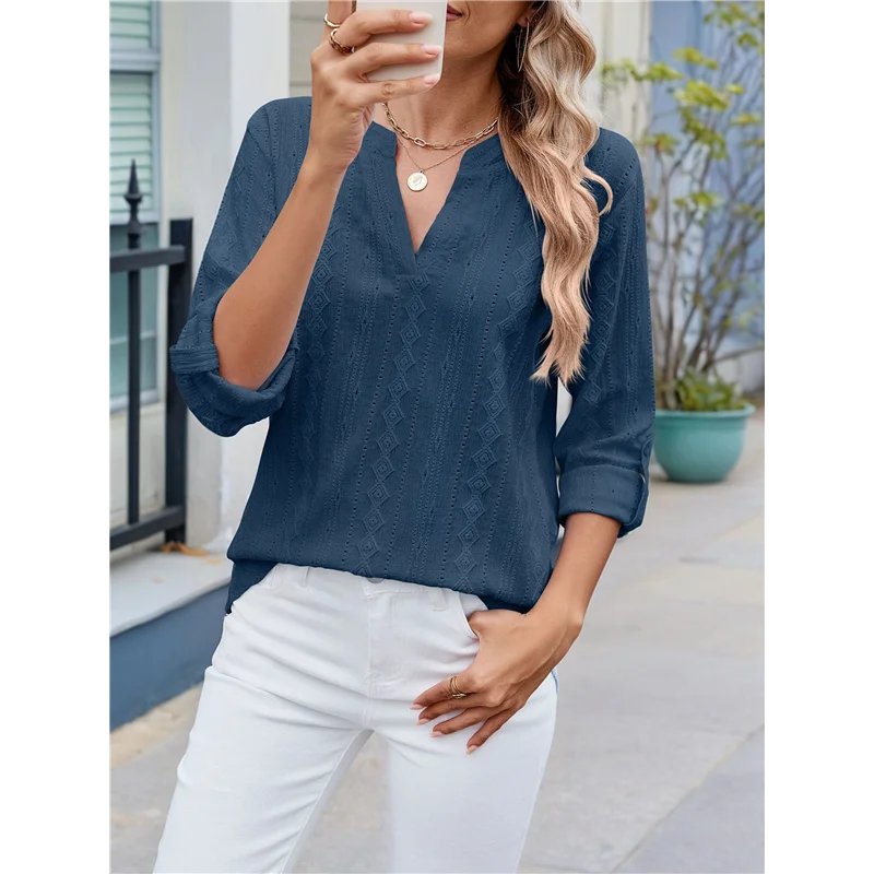 CGS-Womens V Neck Casual Hollow Out Eyelet Embroidered Blouses Shirts Beach Cover Up Tops Dressy
CGS-Womens V Neck Casual Hollow Out Eyelet Embroidered Blouses Shirts Beach Cover Up Tops Dressy