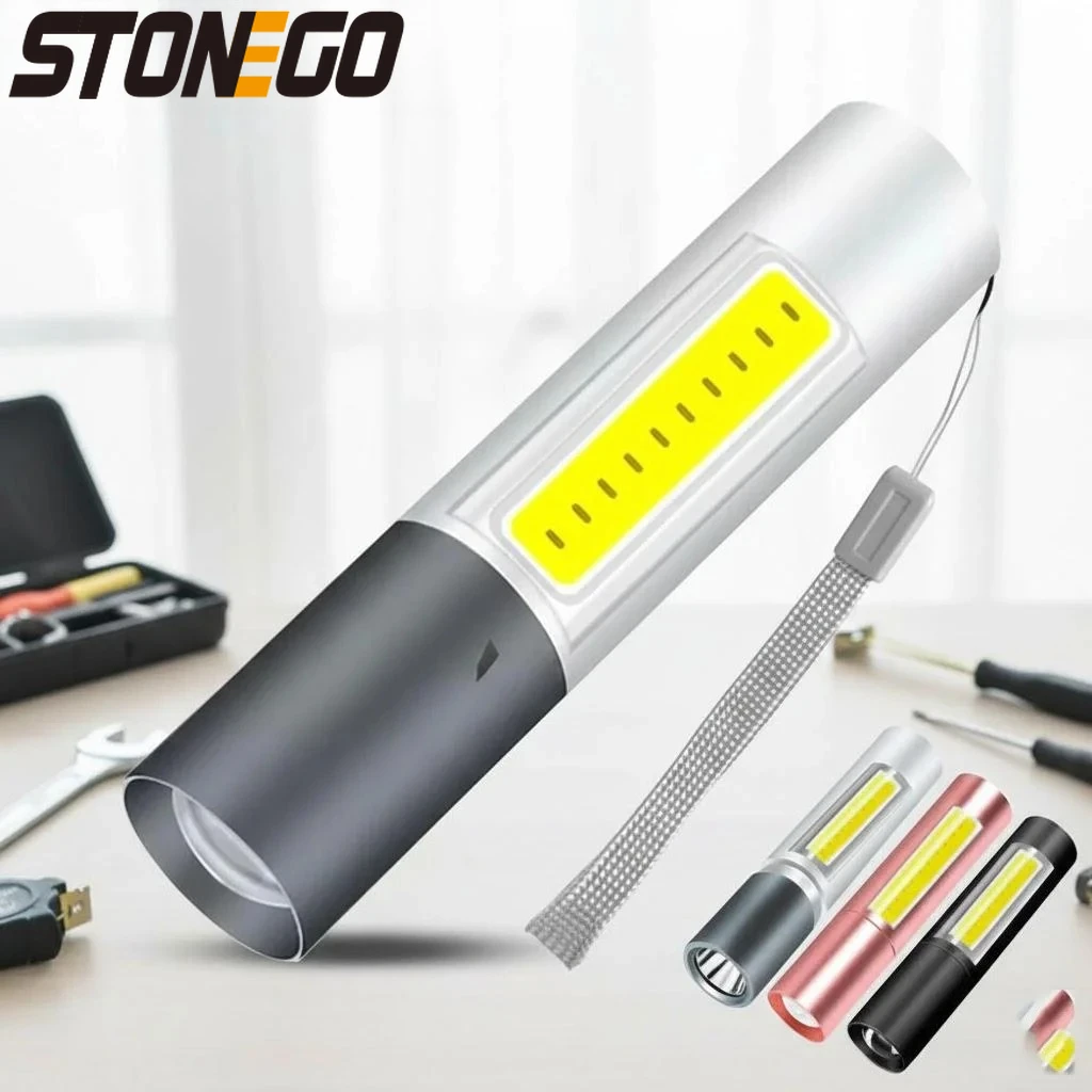 Mini LED Flashlight Zoomable USB Rechargeable Waterproof Lamps 3 Switch Modes Portable Torch Outdoor Flash Light
Mini LED Flashlight Zoomable USB Rechargeable Waterproof Lamps 3 Switch Modes Portable Torch Outdoor Flash Light