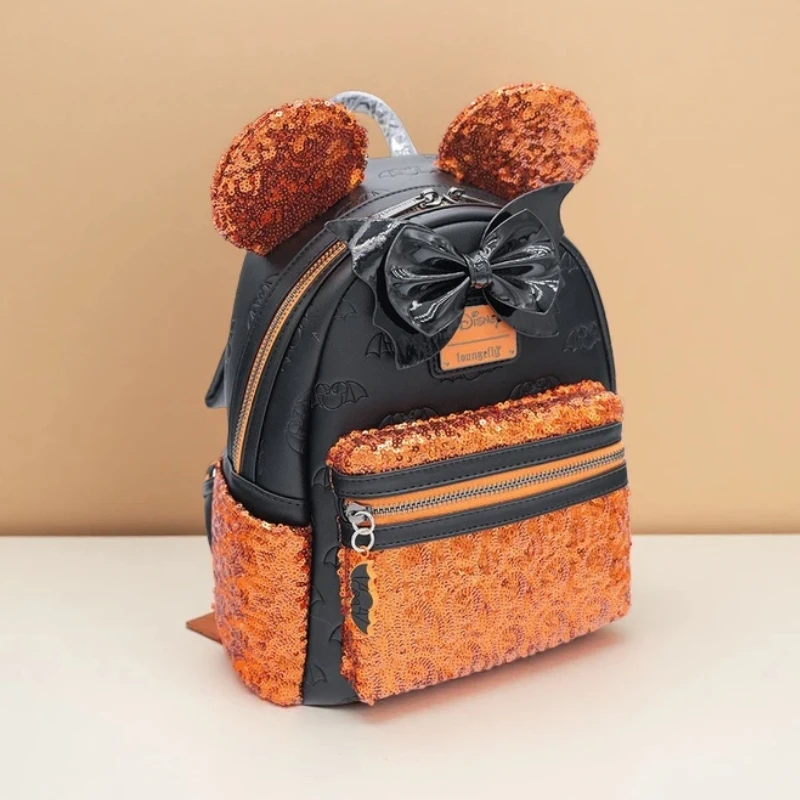 Disney X Loungefly Mickey Black & Orange Sequin Bat Design Backpack Cute Fashion Schoolbag For Disney Fans & Daily Use
Disney X Loungefly Mickey Black & Orange Sequin Bat Design Backpack Cute Fashion Schoolbag For Disney Fans & Daily Use