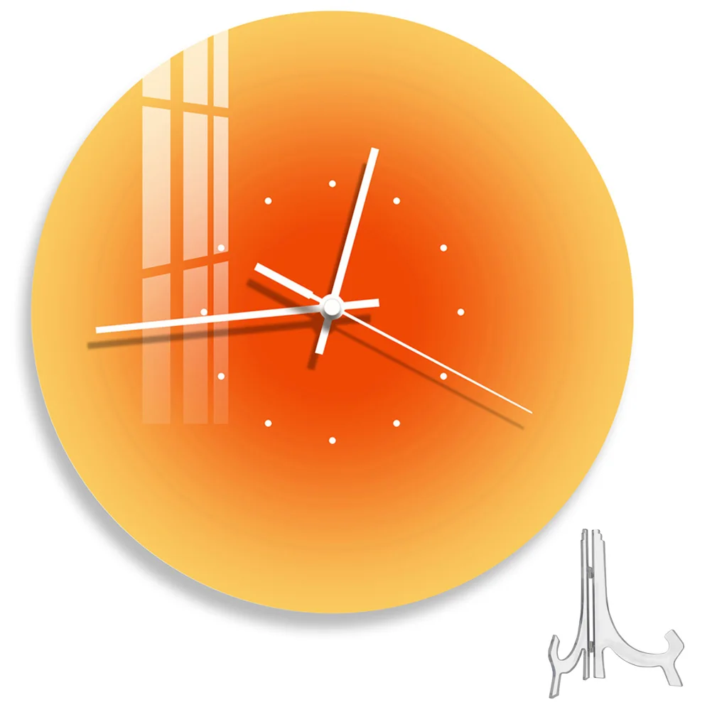 Acrylic Wall Clock Desk Home Bedroom Orange Office Accessories Household Decorative Gradient Sunset Circular Functional Modern
Acrylic Wall Clock Desk Home Bedroom Orange Office Accessories Household Decorative Gradient Sunset Circular Functional Modern