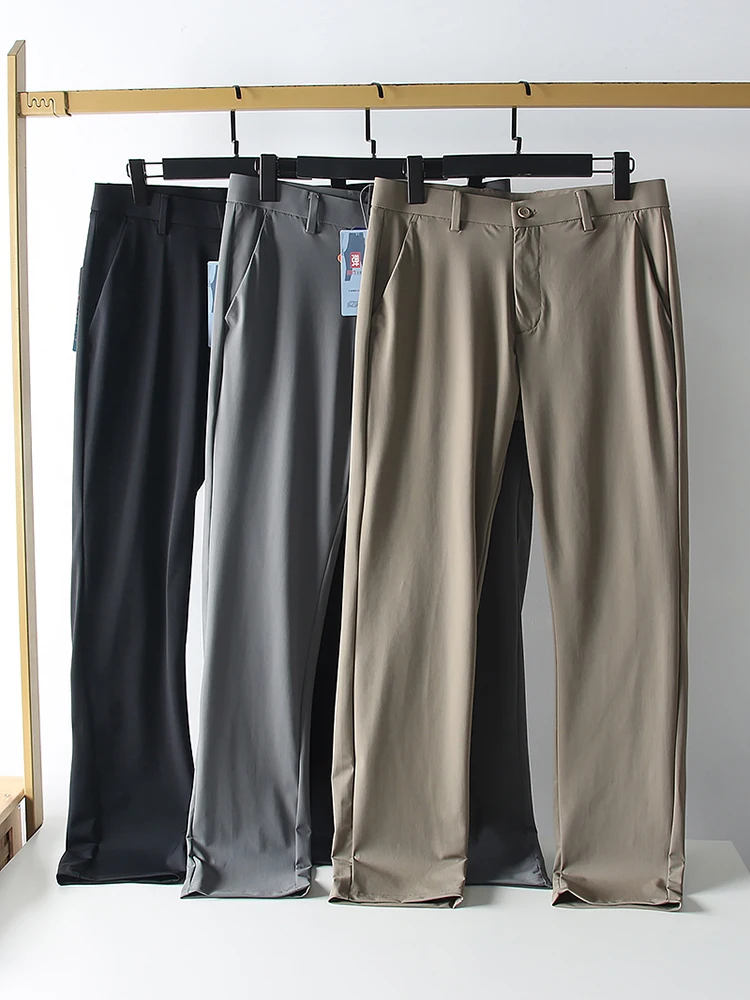 Men's Faion Casual Pants Spring Summer Loose Straight Cut Breathable Anti-Wrinkle Qui Dry Comfortable Busin Casual
Men's Faion Casual Pants Spring Summer Loose Straight Cut Breathable Anti-Wrinkle Qui Dry Comfortable Busin Casual