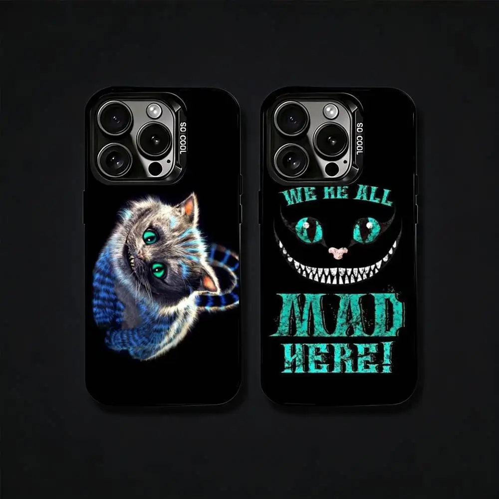 Cool C-Cheshire C-Cat Phone Case For iPhone17, 16,15,14,13,12 Pro Max Black Candy Matte Shockproof Cover
Cool C-Cheshire C-Cat Phone Case For iPhone17, 16,15,14,13,12 Pro Max Black Candy Matte Shockproof Cover