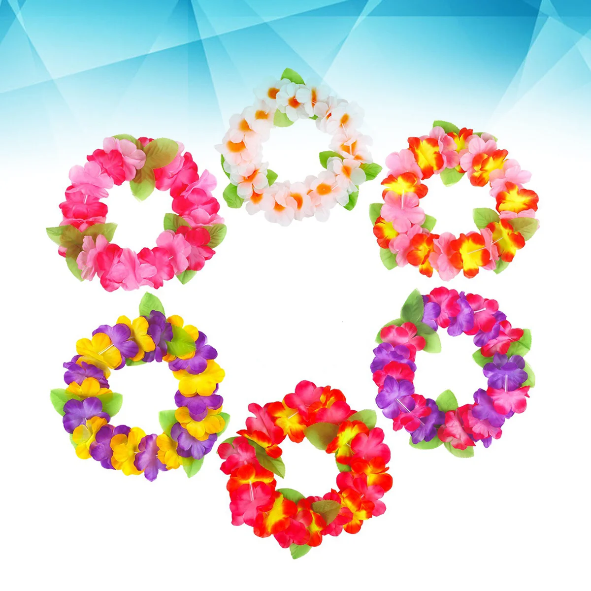 12PCS Hawaii Holiday Garland Headwear Flower Headband Party Hair Accessories Decoration for Photography Festival Party
12PCS Hawaii Holiday Garland Headwear Flower Headband Party Hair Accessories Decoration for Photography Festival Party