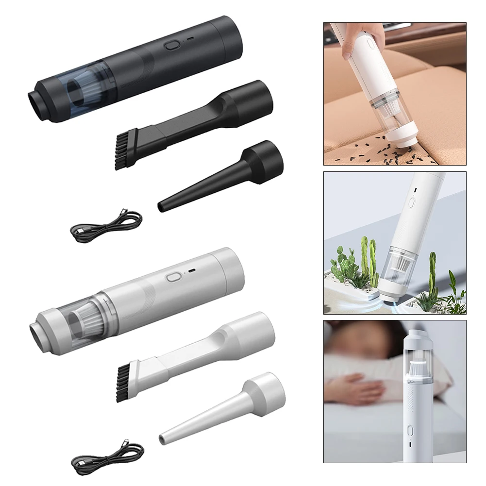 4PCS Portable Car Wireless Handheld Vacuum Cleaner 9000Pa USB-C Quick Charging 2-in-1 Mini Black/white Handheld Vacuum Cleaner
4PCS Portable Car Wireless Handheld Vacuum Cleaner 9000Pa USB-C Quick Charging 2-in-1 Mini Black/white Handheld Vacuum Cleaner