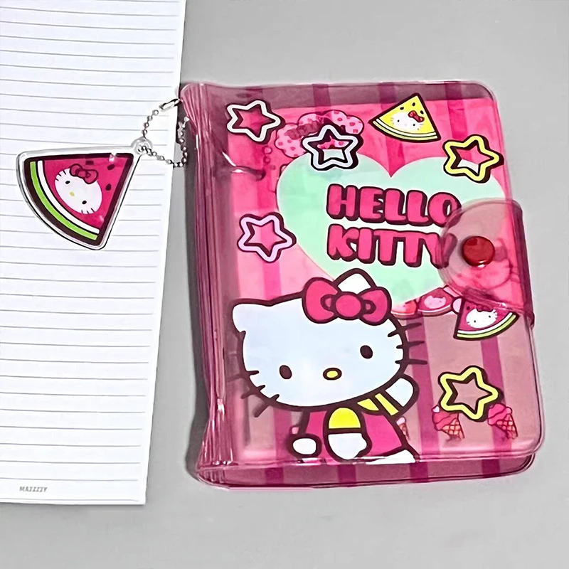 Sanrio, Hello Kitty блокнот B6, мультяшный милый женский прозрачный блокнот из искусственной кожи с сердцем, дневник, подарок для подруги на день рождения
Sanrio, Hello Kitty блокнот B6, мультяшный милый женский прозрачный блокнот из искусственной кожи с сердцем, дневник, подарок для подруги на день рождения