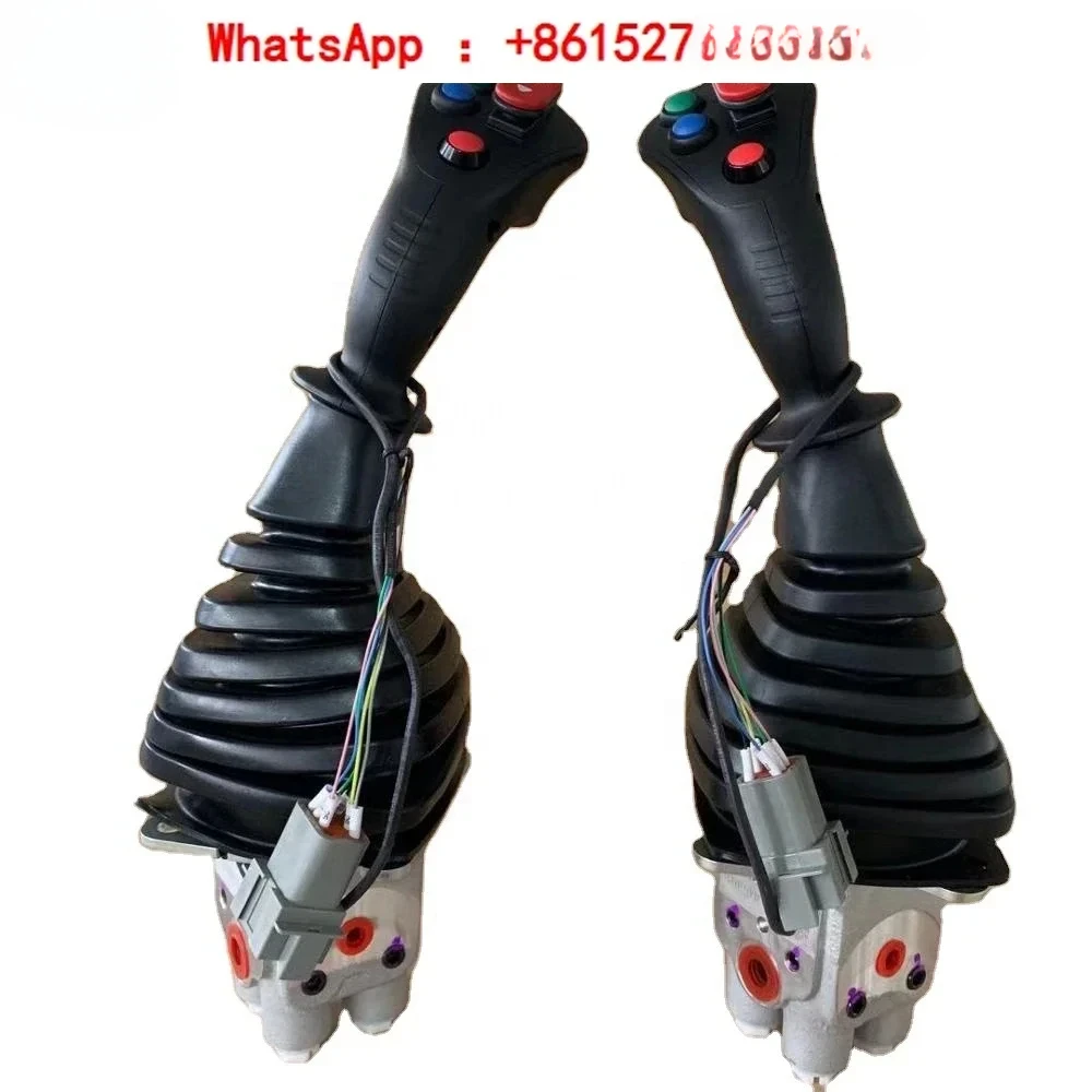 Manufacturers supply Weichai excavator hydraulic control valve excavator joystick handle.
Manufacturers supply Weichai excavator hydraulic control valve excavator joystick handle.