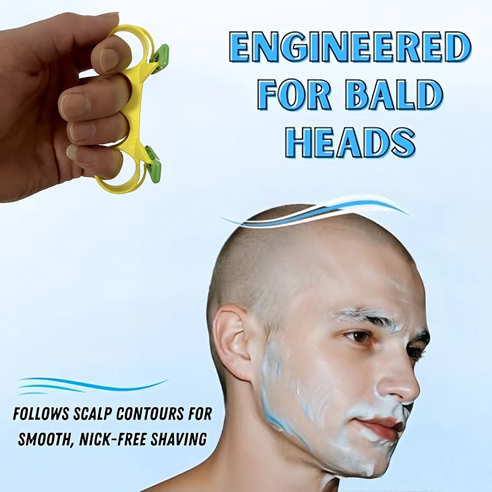 Double Heads Fast Fast Bald Hair Clipper Mens Manual Bald Head Razor Multipurpose Self-Haircut Trimmer Kit for Home & Travel
Double Heads Fast Fast Bald Hair Clipper Mens Manual Bald Head Razor Multipurpose Self-Haircut Trimmer Kit for Home & Travel