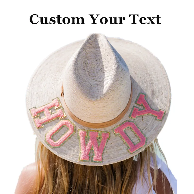 Custom Monogram Customized Natural Straw Hat Personalized Summer hat Bride Beach Hat
Custom Monogram Customized Natural Straw Hat Personalized Summer hat Bride Beach Hat