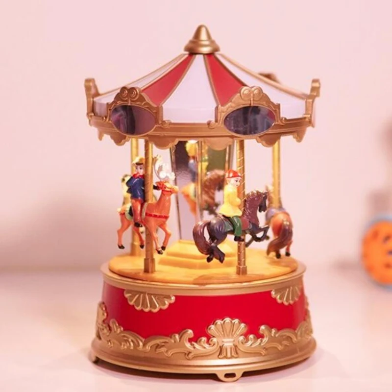 Hot Sale High Quality Durable Carousel Music Box Music Box Birthday Gift 
Hot Sale High Quality Durable Carousel Music Box Music Box Birthday Gift