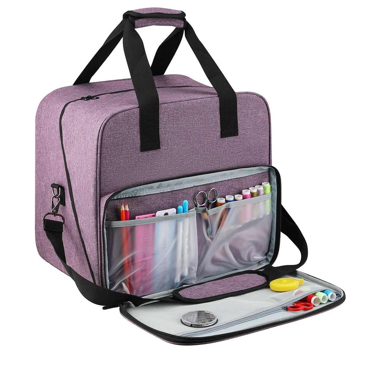 1pc Portable Sewing Machine Bag Multi-functional Large Capacity Tote Sewing Machine Accessories Travel Home Organizer Bag
1pc Portable Sewing Machine Bag Multi-functional Large Capacity Tote Sewing Machine Accessories Travel Home Organizer Bag